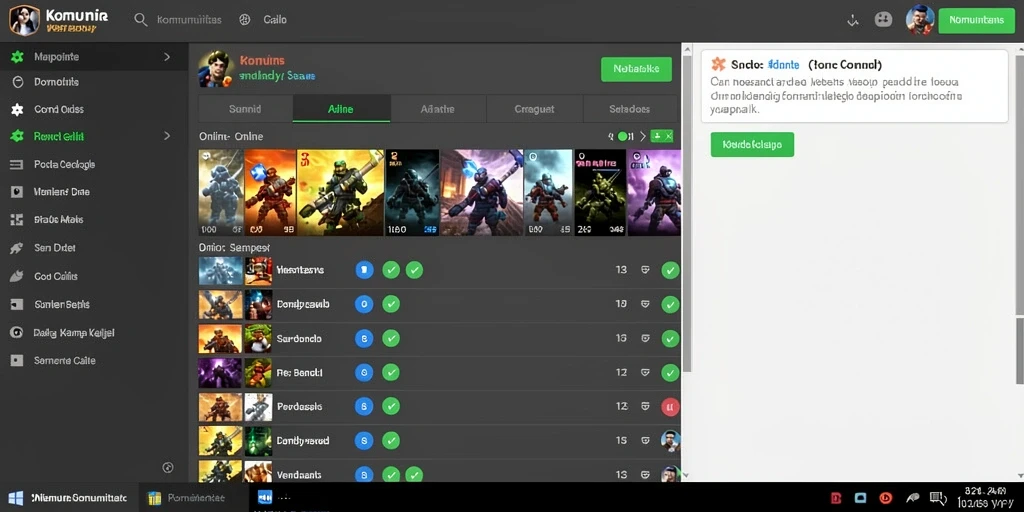 Screenshot menampilkan antarmuka pengguna yang menarik.