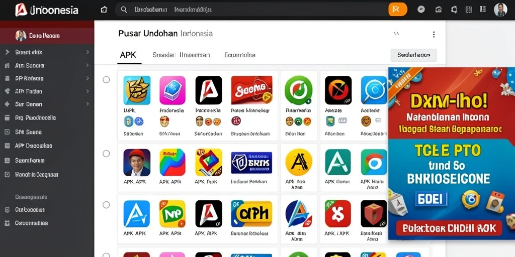 Tampilan menu utama yang menarik dan intuitif.