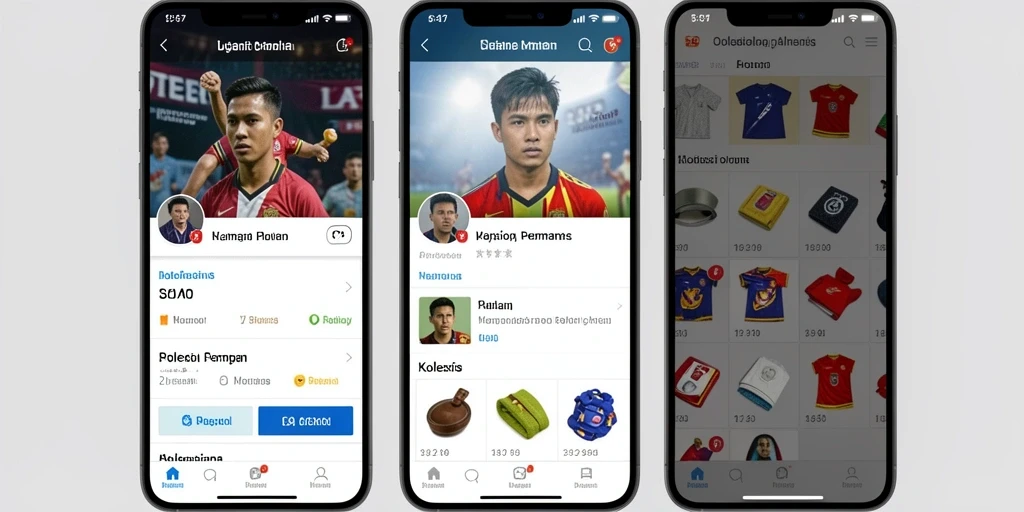 Tampilan karakter yang unik dan menarik.