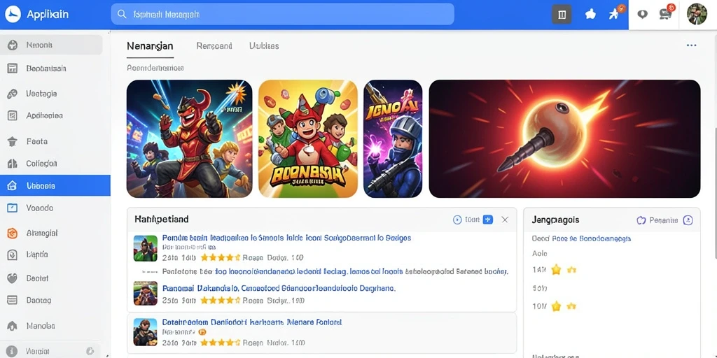Tampilan utama aplikasi IDNSERU yang menarik.