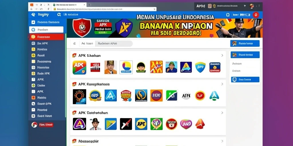Tampilan antarmuka pengguna yang intuitif dan modern.