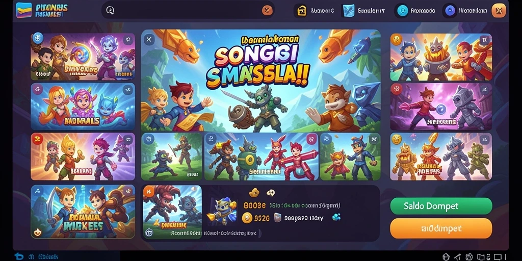 Tampilan antarmuka yang menarik dan informatif.