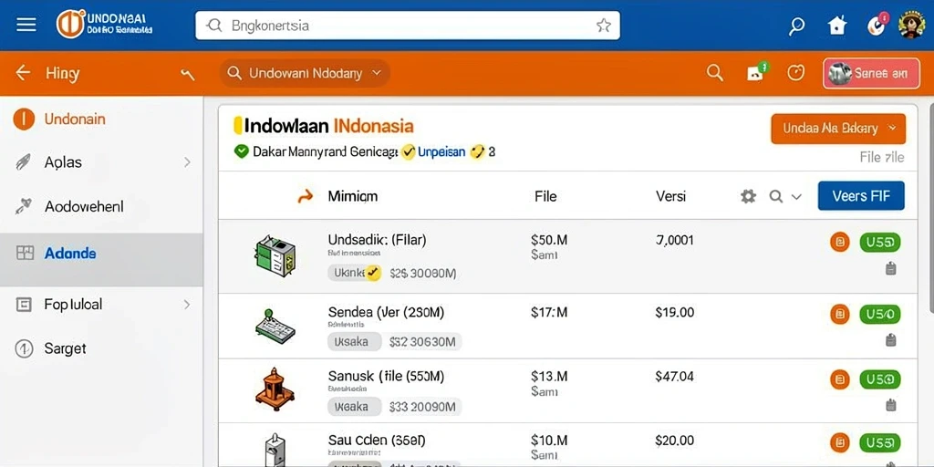 Tampilan awal game yang menarik dan penuh warna.