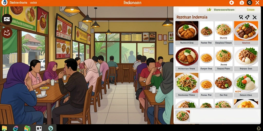 Tampilan karakter utama yang menarik dalam game.