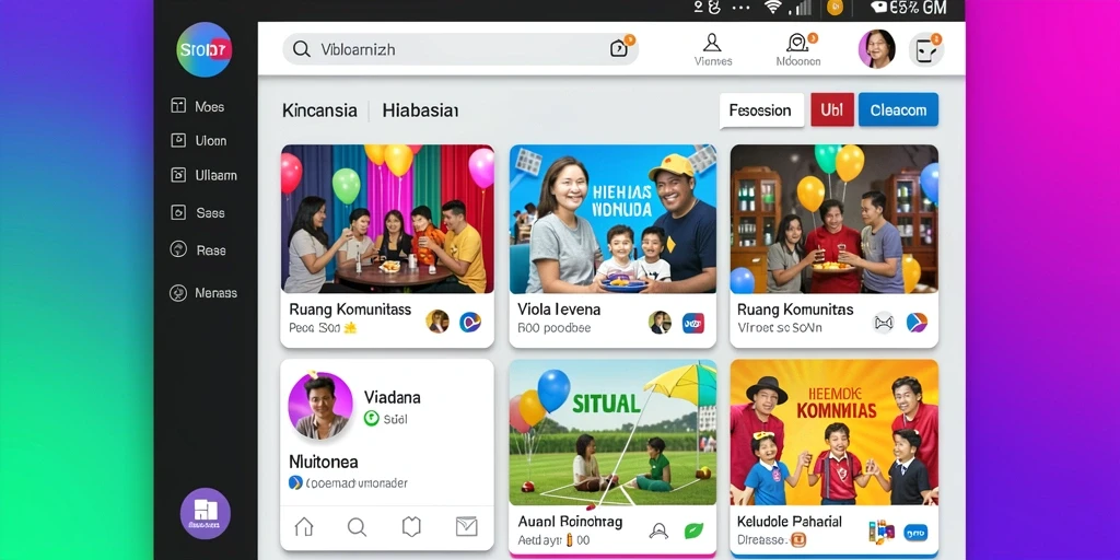 Tampilan antarmuka yang menawan dan mudah digunakan.